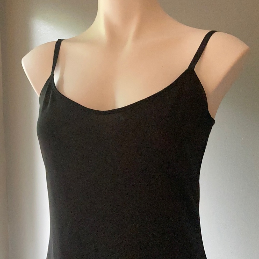 Vivienne Tam Black Slip Dress with Adjustable Straps - Picture 3 of 4